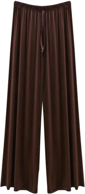 Women's Sleep Pants Summer Modal Lounge Home Wear Bottoms Pajama Pj Pant with Pocket Drawstring Slacks Trouser Clothes
