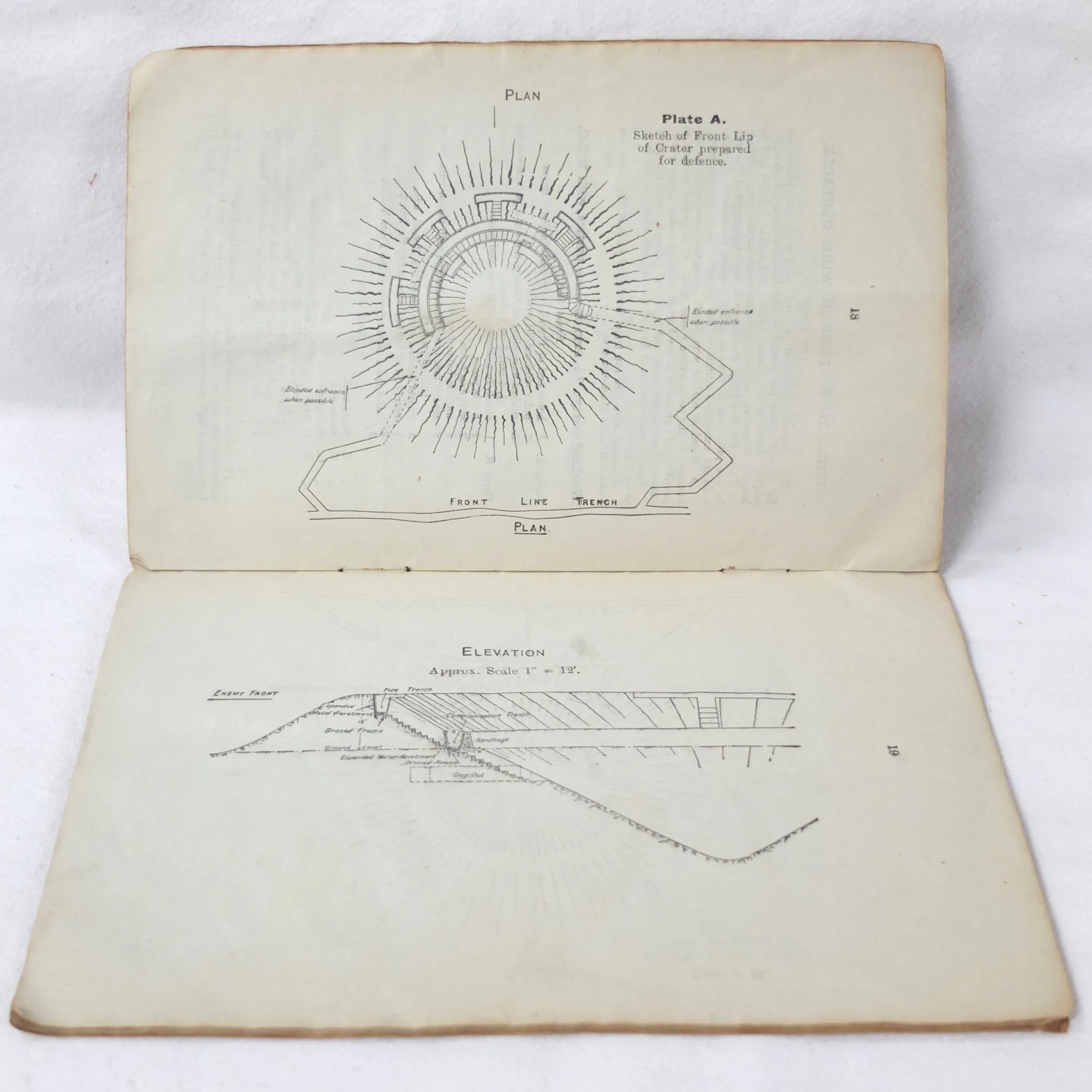 WW1 Mine Craters and Trenches Manual (1916)